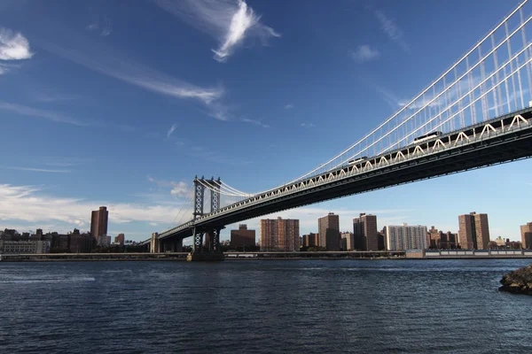 Φωτογραφία της γέφυρας του Μανχάταν στη Νέα Υόρκη — Φωτογραφία Αρχείου