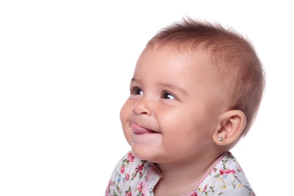 Baby lächelt — Stockfoto