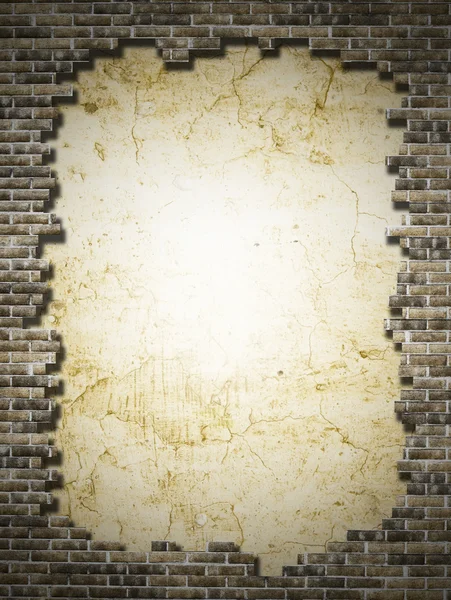 Vecchio muro di mattoni texture — Foto Stock