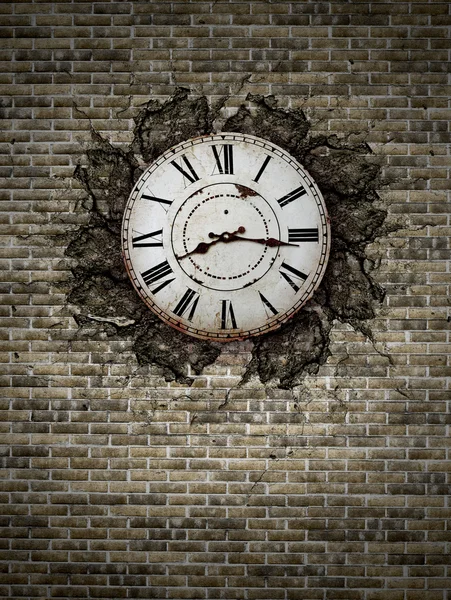 Alte Uhr — Stockfoto