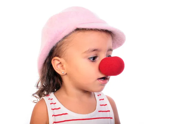 Clown ragazza — Foto Stock