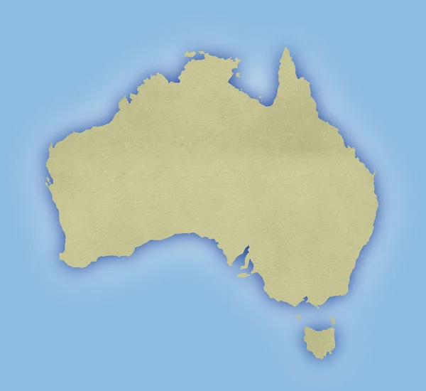Χάρτης Αυστραλίας — Φωτογραφία Αρχείου