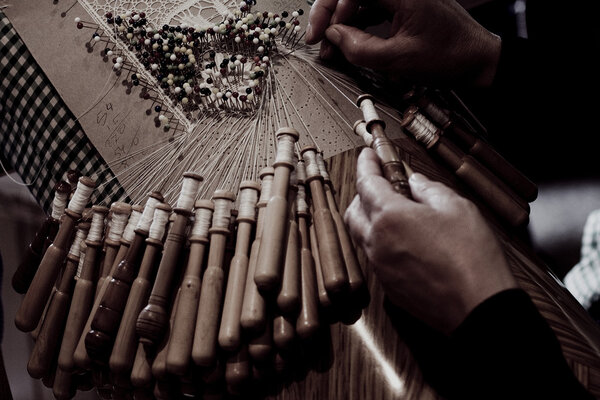 кружева bobbin
