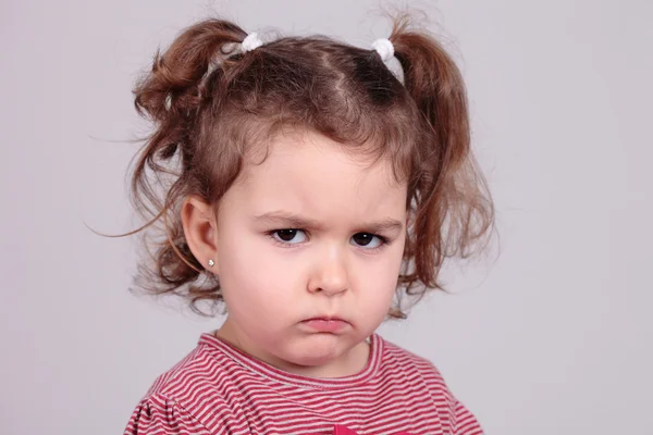 Angry girl — Stock Photo, Image