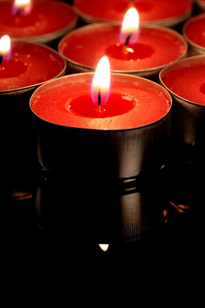 Red candle — Stock Photo, Image