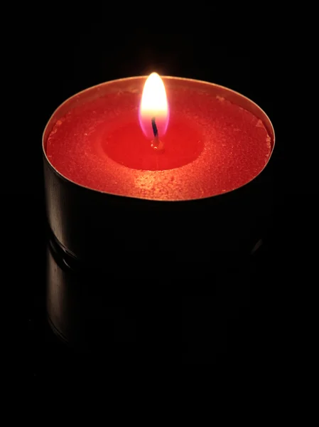 Red candle — Stock Photo, Image