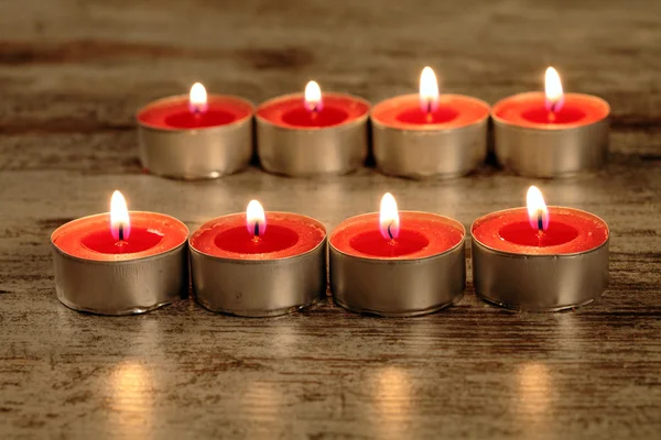 Red candle — Stock Photo, Image