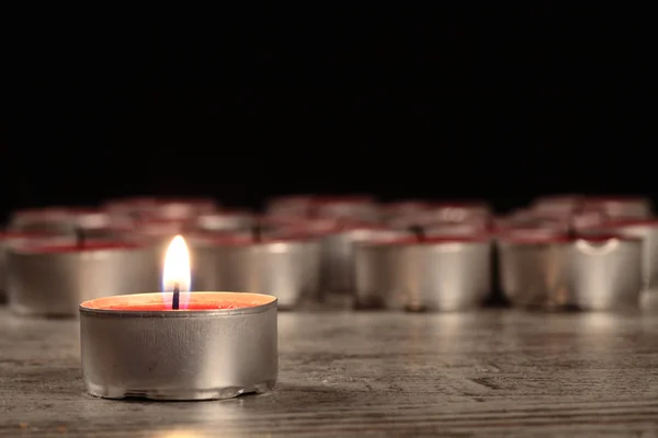 Red candle — Stock Photo, Image