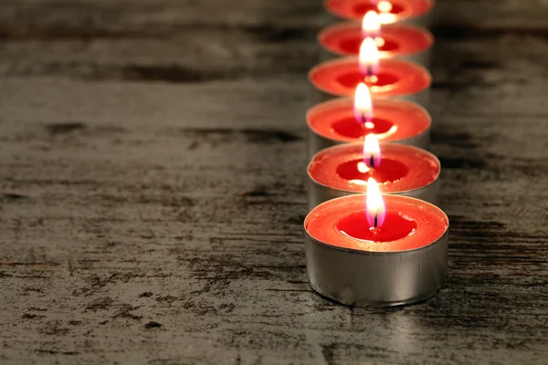 Red candles — Stock Photo, Image