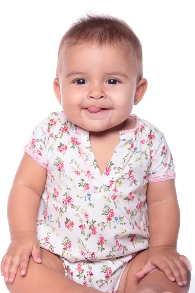 Baby lächelt — Stockfoto