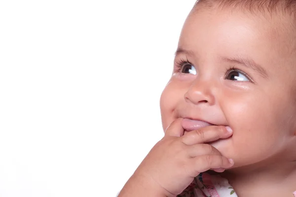 Baby leende — Stockfoto