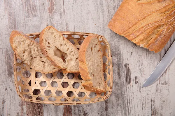 Fette di pane — Foto Stock