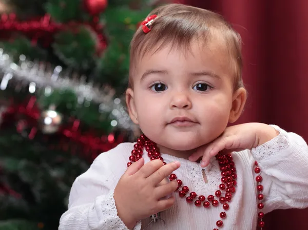 Hermosa Navidad bebé —  Fotos de Stock