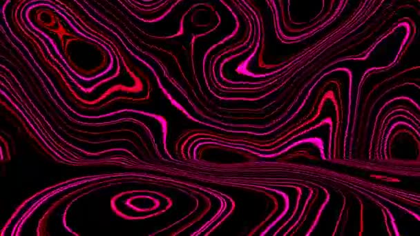 Abstract Background Black Pink Colors Motion Psychedelic Background Footage Looping — ストック動画