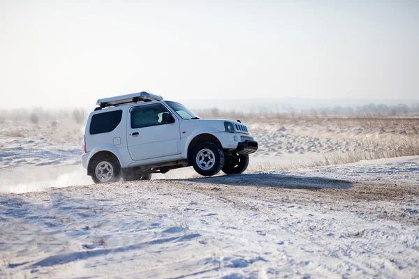 Vinter rida — Stockfoto