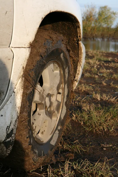 Dirty wheel — Stock Photo, Image