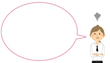 Kızgın kafe çalışanları, konuşma balonu. Kızgın bir kafe çalışanının balon çizimi..