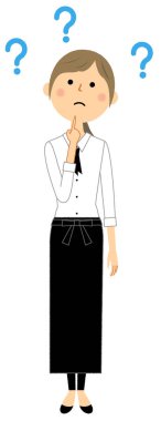 Kafe çalışanları, kafe çalışanlarını sorgulayan / resimlendiren.