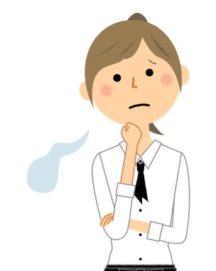 - İç çeken kafe personeli. - İç çeken kafe personelinin bir çizimi..