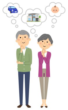 Yaşlı bir çift, Hayat Planı / YaşIı bir çiftin Yaşlılık Planı.