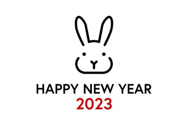 2023 yılbaşı kartı / 2023 yılbaşı kartı şablonu.