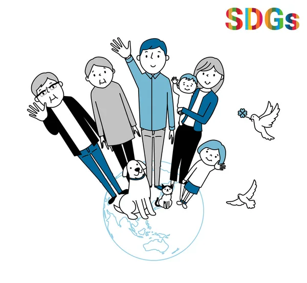 Sdgs Goal16 司法及び強固な機関 Sdgsのイメージ 画像の画像は Goal16のイラスト平和 正義と強力な機関 — ストックベクタ