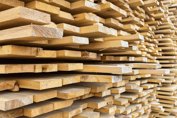 Holztafeln Nahaufnahme Illustration Über Baumaterialien Bauholz Hintergrund — Stockfoto