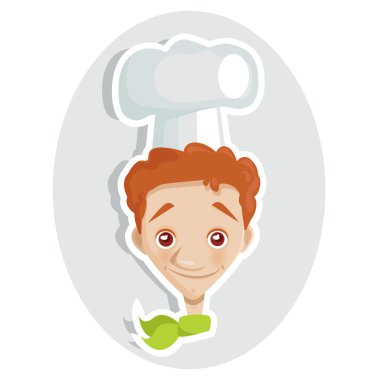 sevimli çizgi aşçı