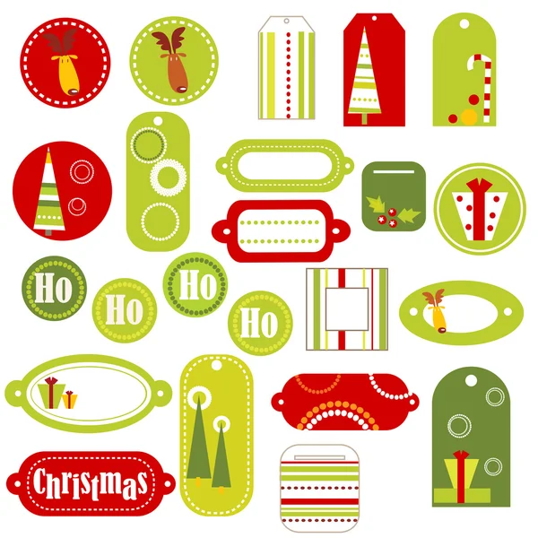 Elementos de diseño Navidad — Archivo Imágenes Vectoriales