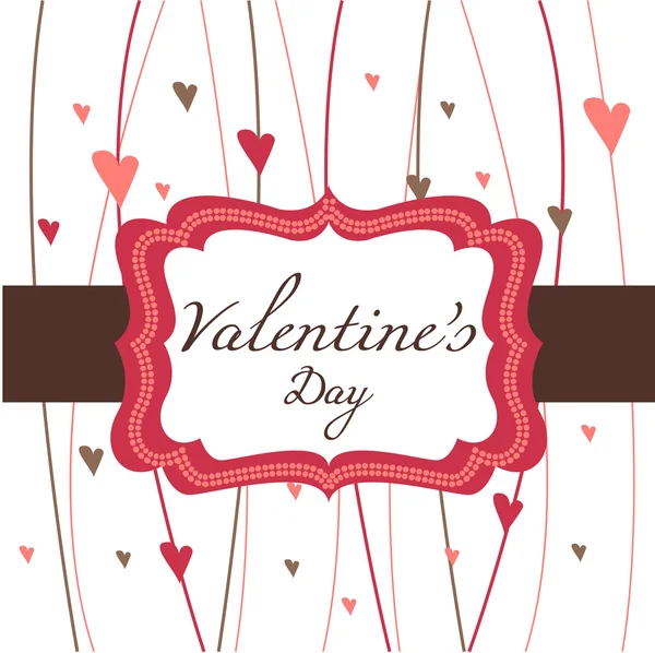 Cartão de Dia dos Namorados —  Vetores de Stock