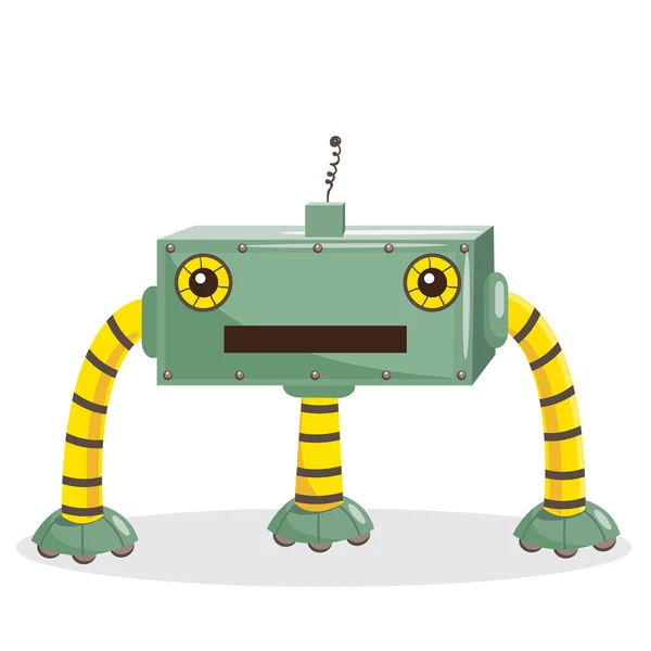 Cartoon robot — Stock Vector