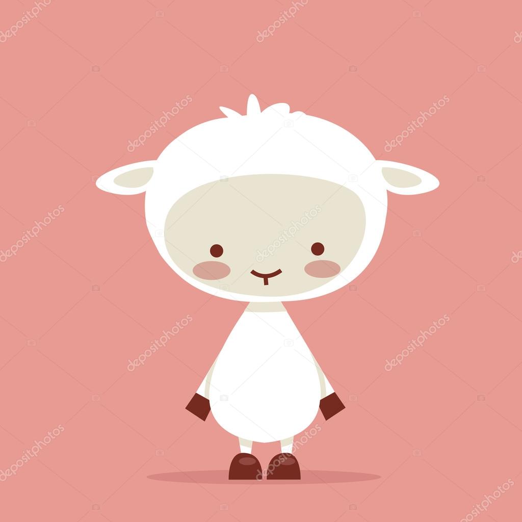 Cute lamb character