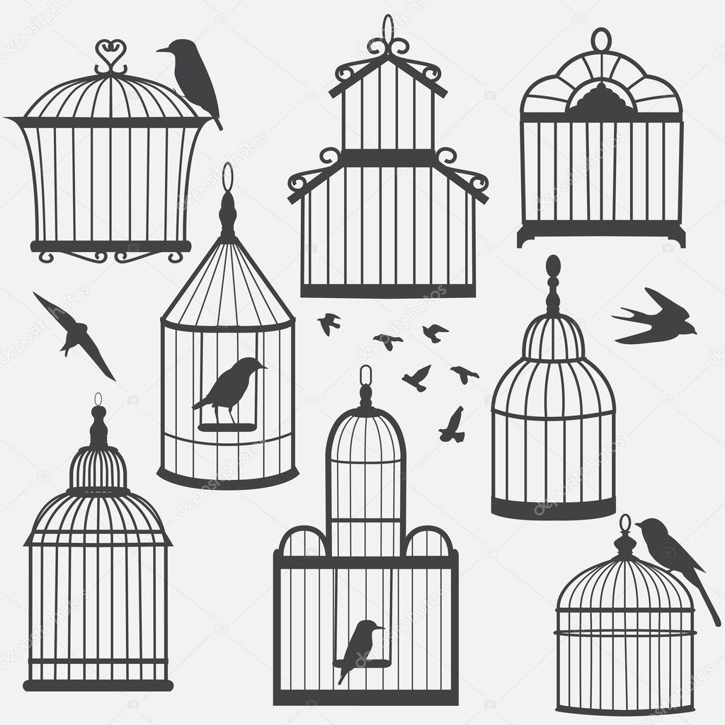Vektorgrafiken Bird Cage Symbol Vektorbilder Bird Cage Symbol Depositphotos