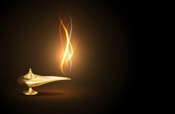Lampe Aladin — Image vectorielle
