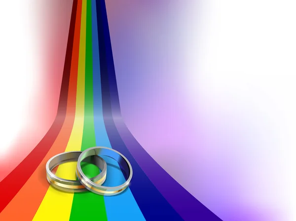 结婚戒指 — 图库矢量图片