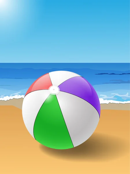 Beach ball — Stock Vector