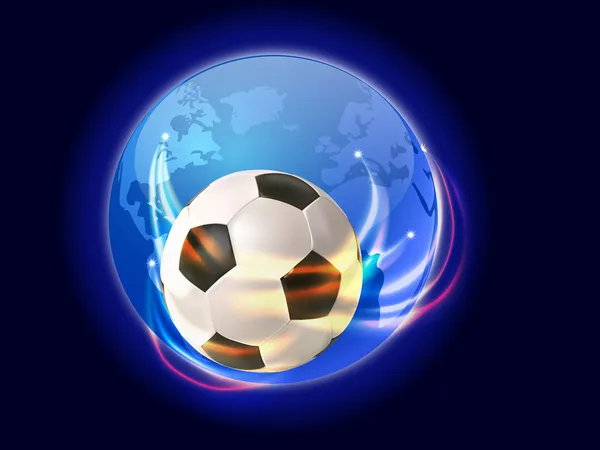 Soccer world — Stock Vector