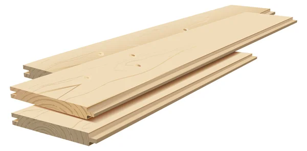 Planken — Stockvektor