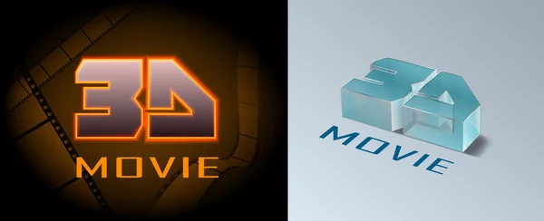 3D film — Stockový vektor