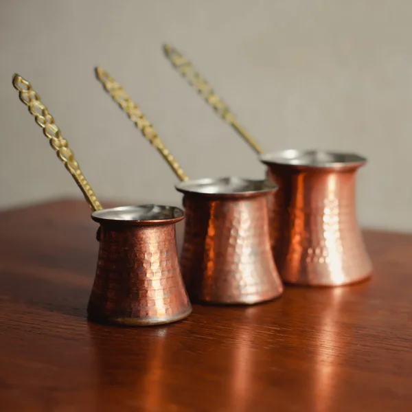 Set of three turkish coffee pot