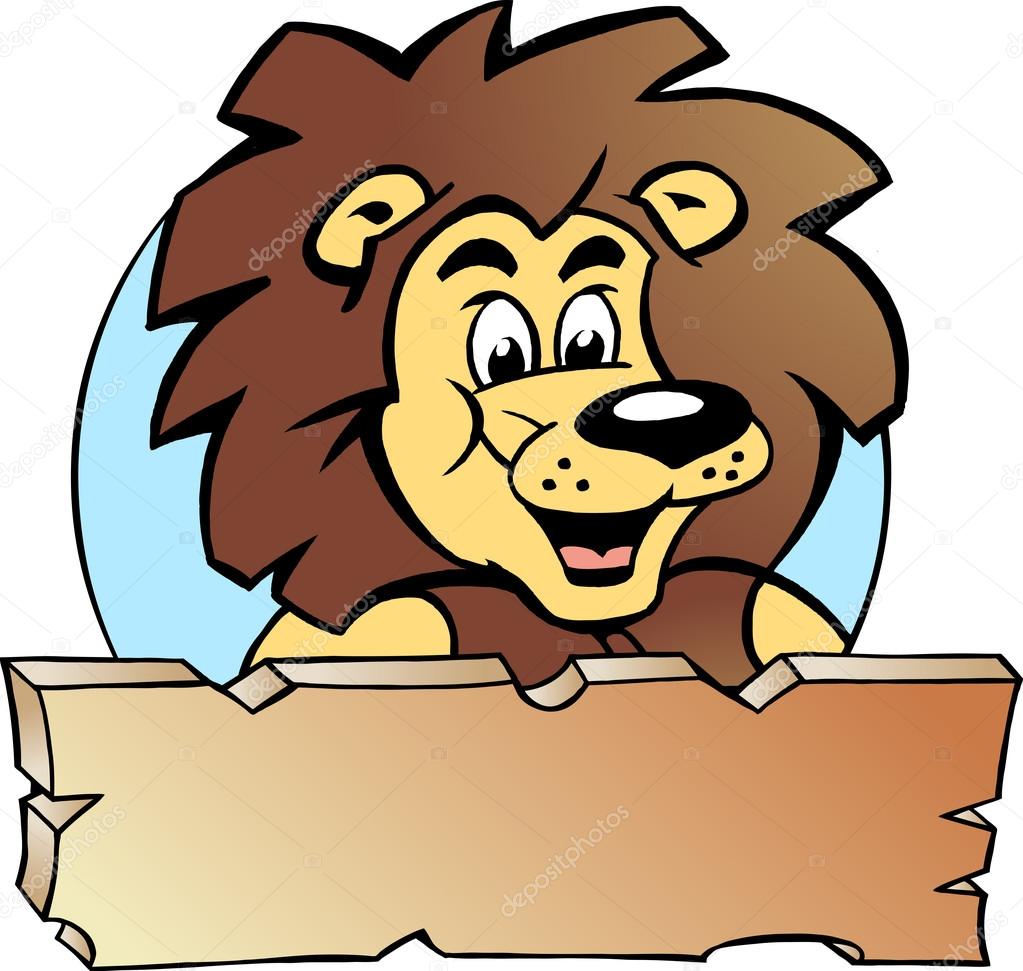 Hand-drawn Vector illustration of an Proud Lion King - Logo Design