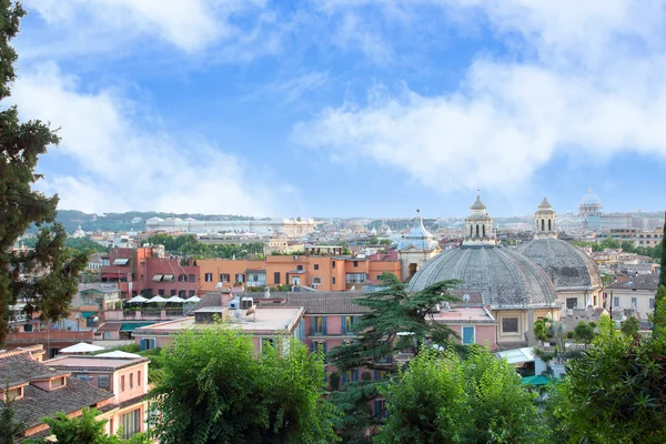 Vista de la fortaleza de Castel Santangelo en Roma — Foto de Stock