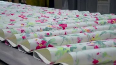 Duvar kağıdı taşıyıcısı, dokumasız duvar kağıdı konveyör hattı, endüstriyel iç döşeme. Modern duvar kağıdı üretimi