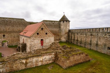 Ivangorod Kalesi. Ivangorod kalesi. Rusya tarihi. Kale avlusu