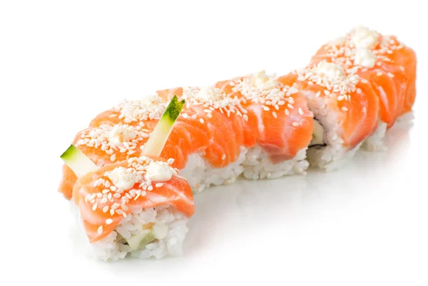 Japanse sushi gemaakt van zalm — Stockfoto