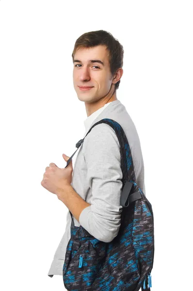 Student with backpack — Stock Photo, Image