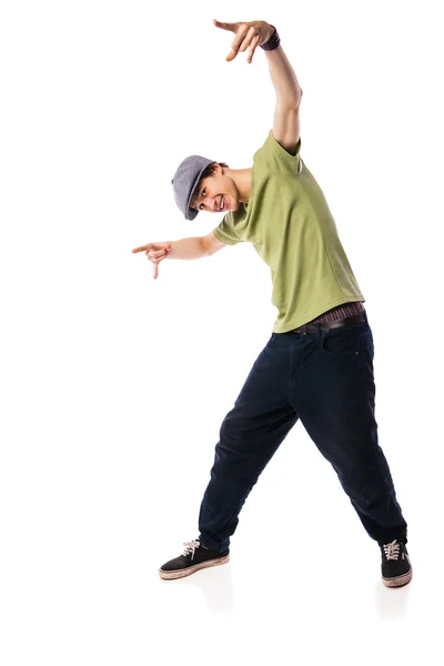 Hip hop dancer performing — Stock Photo, Image