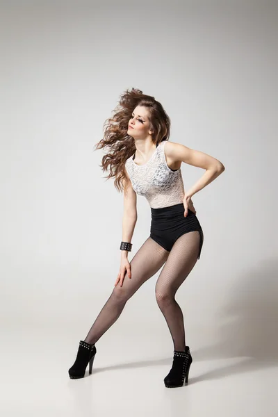 Mujer bailarina Go-go — Foto de Stock