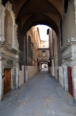 lyon şehri. Fransa .