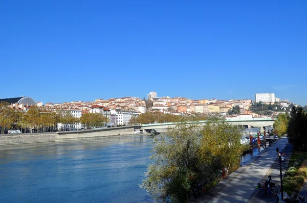 France . Lyon .River . — Stock Photo, Image